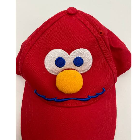 Sesame Street Elmo Snapback Hat Kids Red Baseball Cap Embroidered Adjustable NEW - Picture 4 of 8